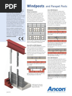 Windpost Design for Masonry Walls | PDF | Masonry | Wall