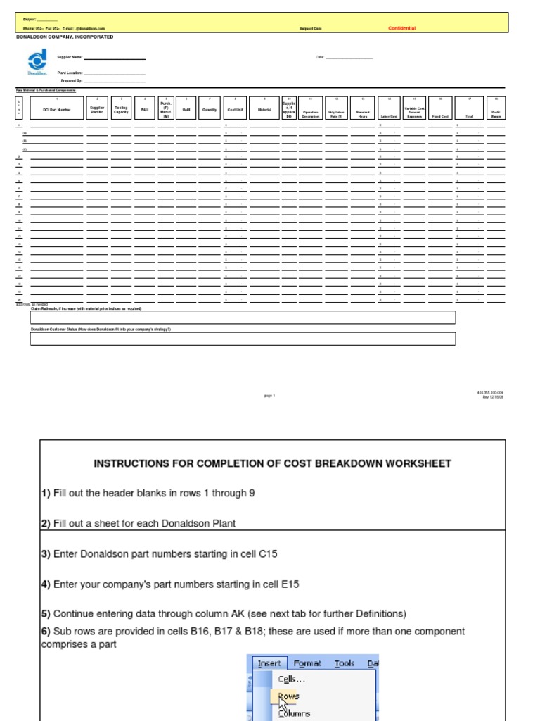 Supplier Cost Increase1 PDF Labour Economics Profit (Accounting)