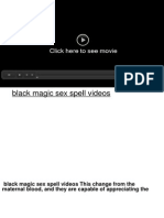 Black Magic Sex Spell Videos
