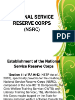 National Service Reserve Corps