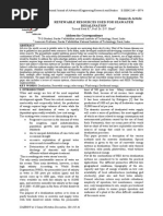 Renewable Resources Used for Seawater Desalination