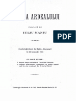 1934 MANIU Unirea Ardealului