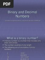 Binary and Decimal Numbers Feb0605