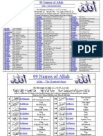 99 Names of Allah