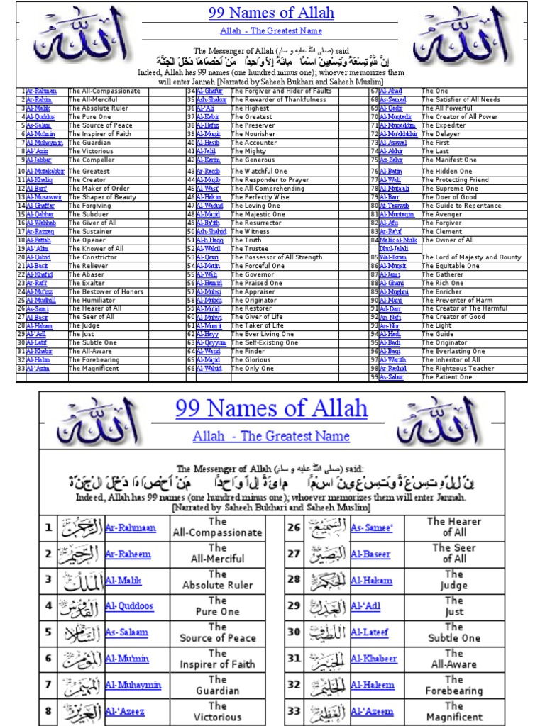 99-names-of-allah-pdf-free-download-nude-photo-gallery