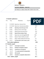 Bugetul Primariei Malcoci 2014 - 1