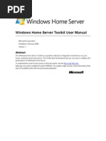 Download Windows Home Server Toolkit User Manual by Hofmang SN20691438 doc pdf