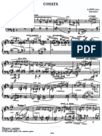 Alban Berg, Klaviersonate Opus 1 (score)