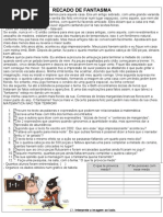 Recado de Fantasma Pip Matematica Port