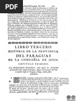 Historia de La Compania de Jesus en Paraguay - Tomo I - Libro 3 ...