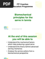 Biomechanics Serve Itf Coaching