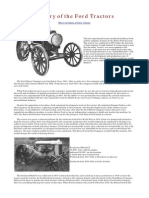History of The Ford Tractors