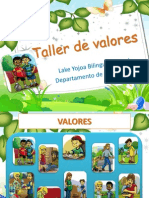 Taller Valores y Virtudes