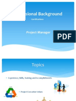 Presenting A Professional Background