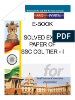 Free Guide SSC CGL Tier 1 Solved Papers 