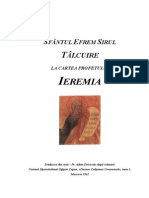 Sf. Efrem Sirul - Talcuire Ieremia