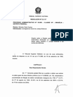 Resolucao TSE No 23117 Filiacao Partidaria