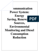 Telecom Power Systems: Renewables, Efficiency & Monitoring