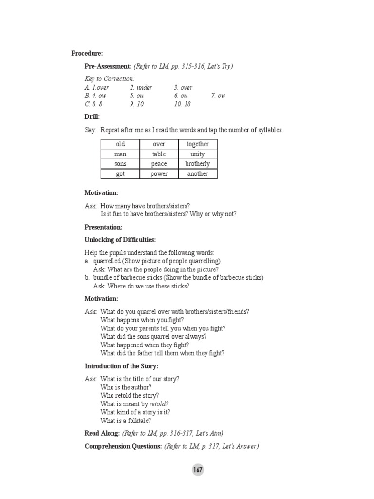 Grade 2 English Lesson Plans | PDF | Reading Comprehension | Truth