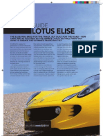 Tuning Guide To The Lotus Elise
