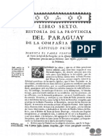 Historia de La Compania de Jesus en Paraguay - Tomo Ii - Libro Sexto - Pedro Lozano - Portalguarani PDF