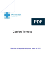 Estudio de Confort Termico