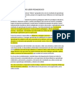 El Director Como Lider Pedagogico