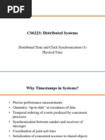 CS6223: Distributed Systems: Distributed Time and Clock Synchronization (1) Physical Time