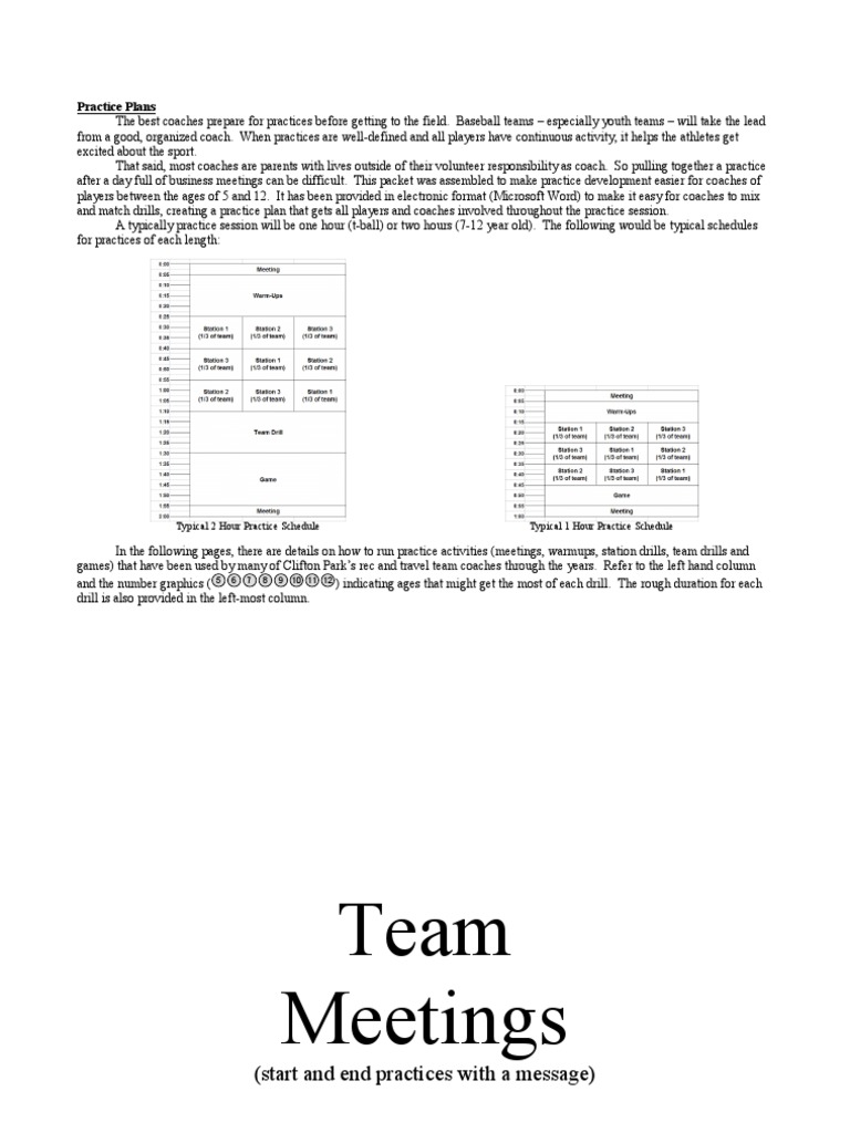Baseball Drills Packet PDF Baseball Field Pitcher