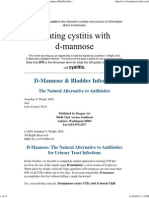 Cystitis Treatment UK UTI D-Mannose