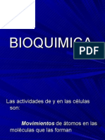 BIOquímica Atomos, Enlaces Entre Moleculas, Propiedades Del Agua