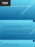 Desenvolvimento Em Nuvem Andre Lisiane Marcelo Vinissios Vitor