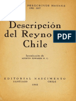 Haenke Descripcion Del Reyno de Chile