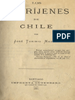 Jose Toribio Medina 1882 Los Aborigenes de Chile