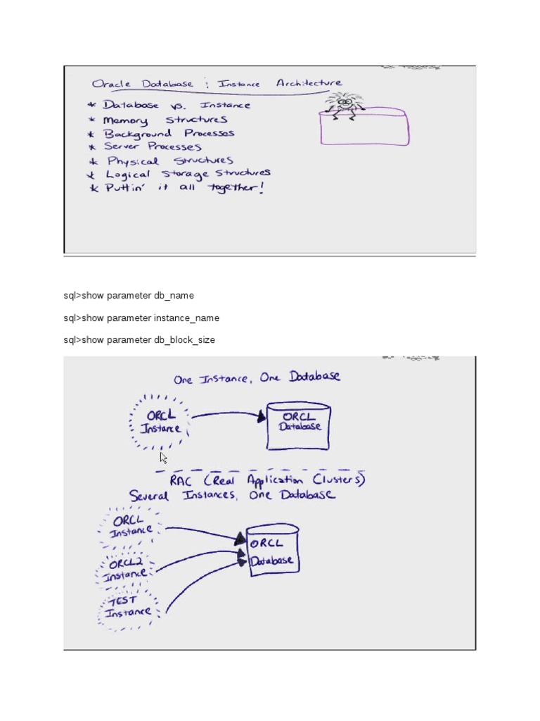 SQL Show Parameter DB Name SQL Show Parameter Instance Name SQL Show Parameter DB Block