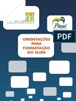 Guia de Formatação de Apresentações