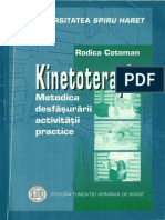 Kinetoterapie - Metodica Desfasurarii Activitatii Practice, 2005