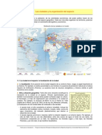 Las Ciudades y La Organizacion Del Espacio