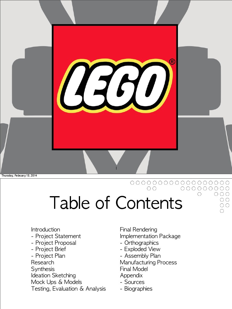 Lego-Inspired Modular Furniture Plan | PDF | Lego | Creativity