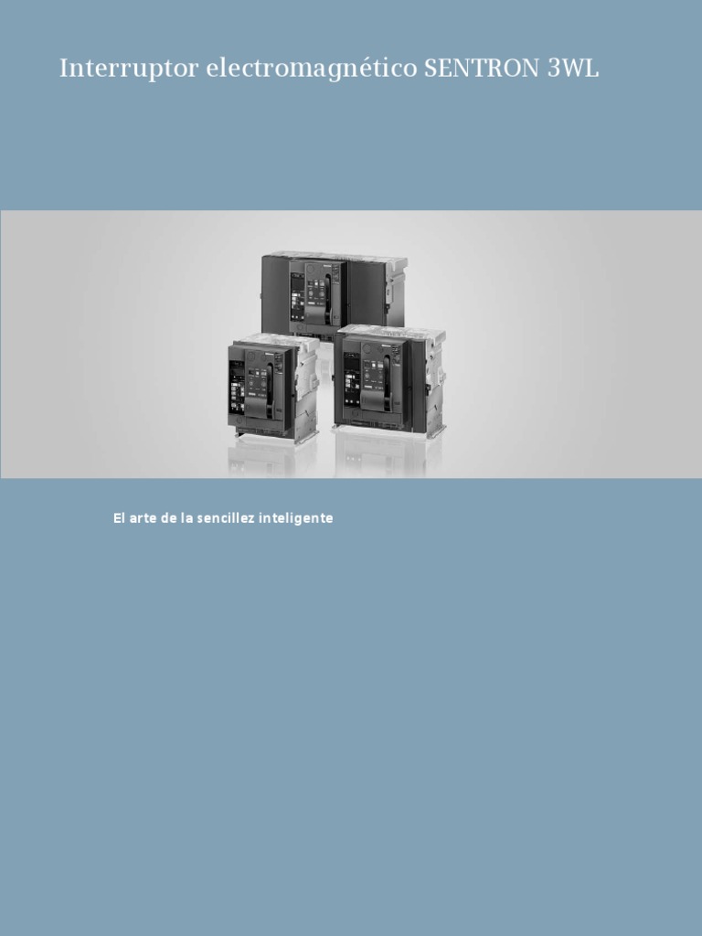 Interruptor Electromagnético SENTRON 3WL | PDF | Transformador ...