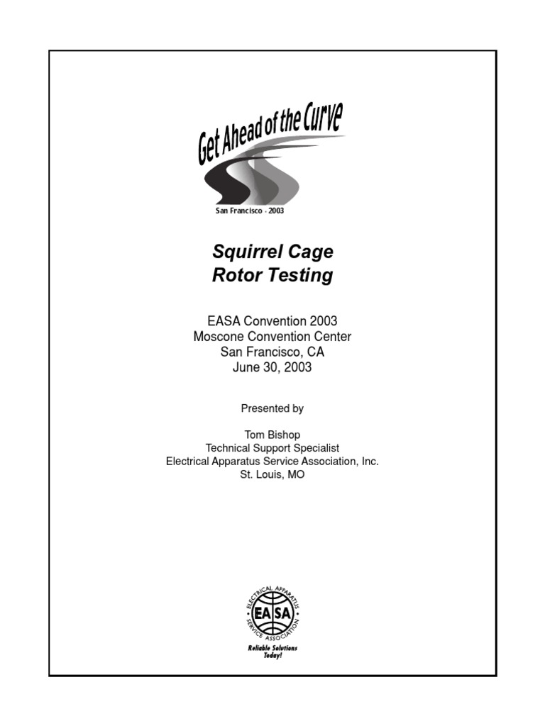 Squirrel Cage Rotor Testing Methods | PDF