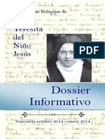 Dossier-eBook Visita Reliquias Sta. Teresa de Lisieux