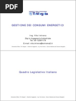 Gestione dell'energia - aspetti legislativi e normativi