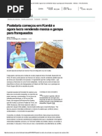 Pastelaria começou em Kombi e agora lucra vendendo massa e garapa para franqueados - noticias - UOL Economia