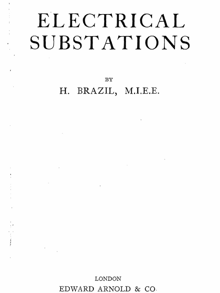 Electrical Substation Pdf Transformer Electrical Substation