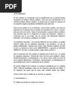 ACTO JURÍDICO