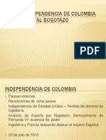 De La Independencia de Colombia Al Bogotazo