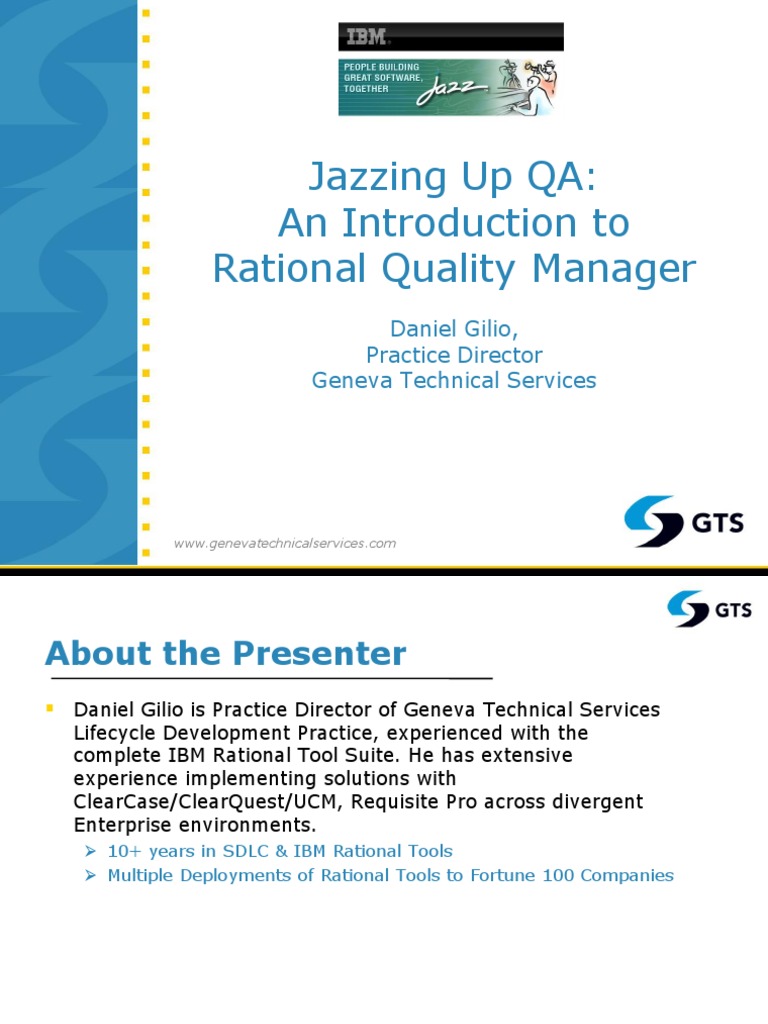 Introduction to Rational Quality Manager | PDF | Computer Engineering ...