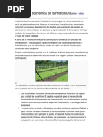 Importancia económica de la Fruticultura