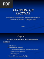 Model Lucrare Licenta | PDF